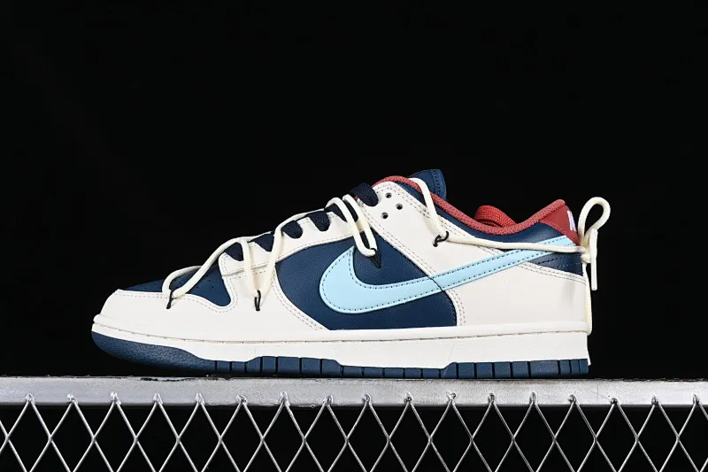 All categories Nk SB Dunk series Nk SB Dunk Low low-top sneakers J version Nk Dunk Low Retro customized version deconstructed strap low-top casual sneakers DD1503-602